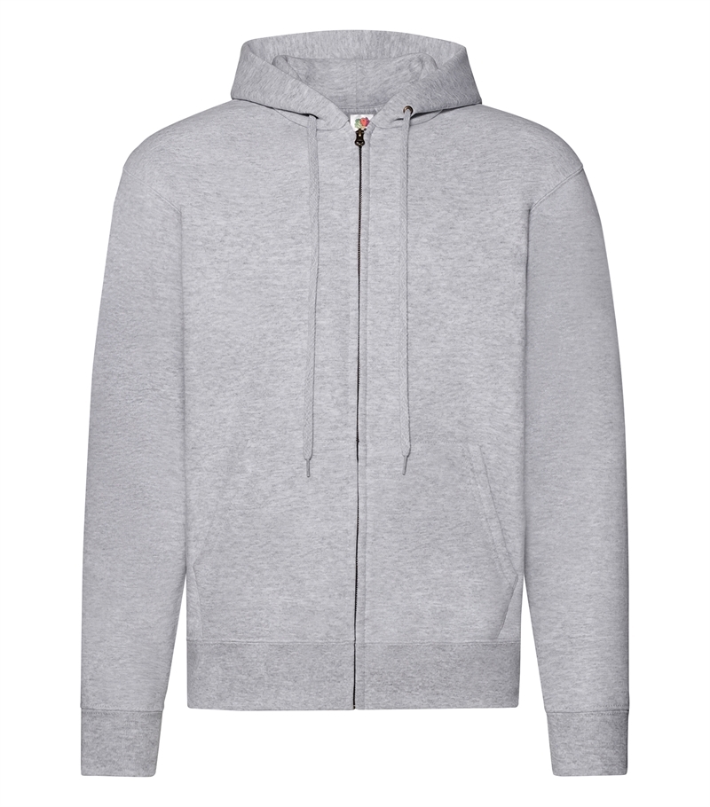 Fruit of the Loom Sweat ZIP Hoodie grey